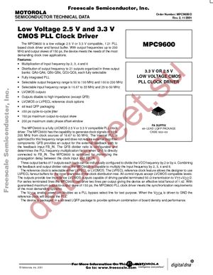 MPC9600FA datasheet  